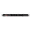 PDO Lanberg PDU-05E-0200-BK 5 AC lizdai 1U Juoda
