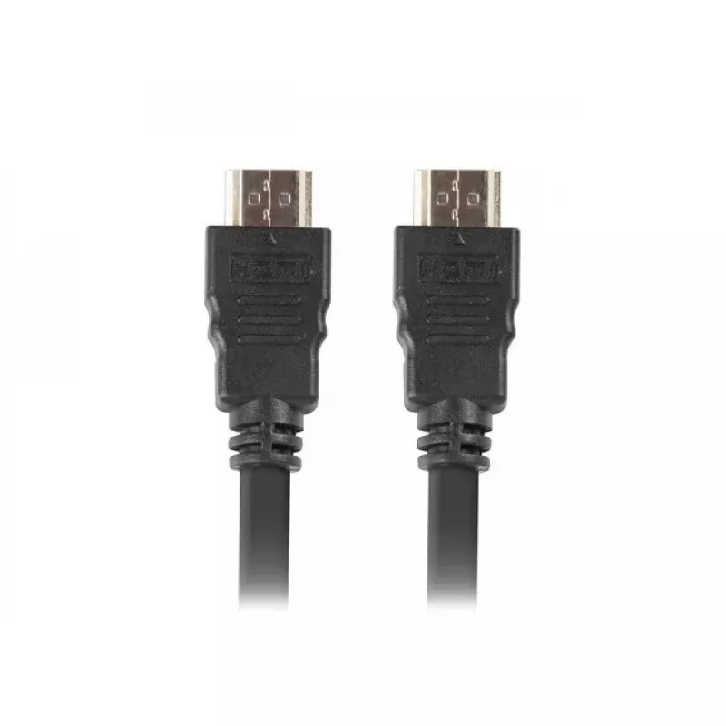 HDMI kabelis LANBERG CA-HDMI-11CC-0005-BK 0,5 m, HDMI Type A kištukas–kištukas, HDMI 1.4, 10,2 Gbit/s, juodas