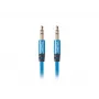 Audio kabelis Lanberg CA-MJMJ-10CU-0010-BL 1m 3,5mm kištukas–kištukas mėlynas