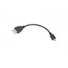 USB 2.0 laidas LANBERG OEM-0006 — USB A į Micro-USB B, 0,15 m, juodas