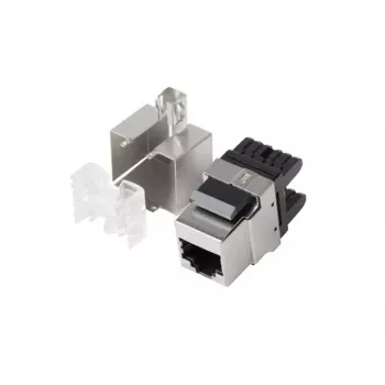 Keystone modulis Lanberg KSF6-1000, Cat.6 FTP, juodas