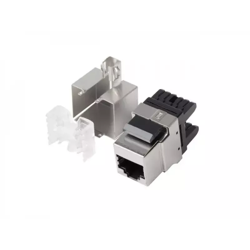 Keystone modulis Lanberg KSF6-1000, Cat.6 FTP, juodas