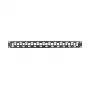 Lanberg PPKS-1224-B 1U tuščias išdėstytas patch panel, 24 prievadai, juodas