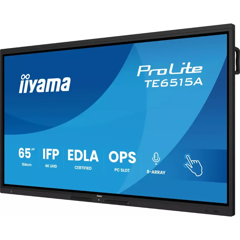 Monitorius iiyama TE6515A-B1AG 65 colių 4K UHD liečiamasis ekranas