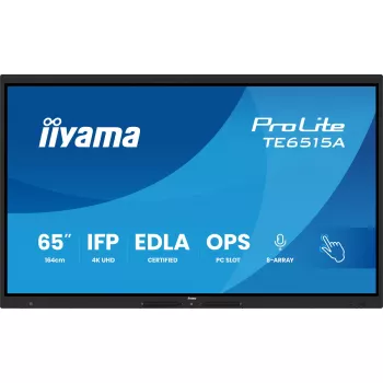 Monitorius iiyama TE6515A-B1AG 65 colių 4K UHD liečiamasis ekranas