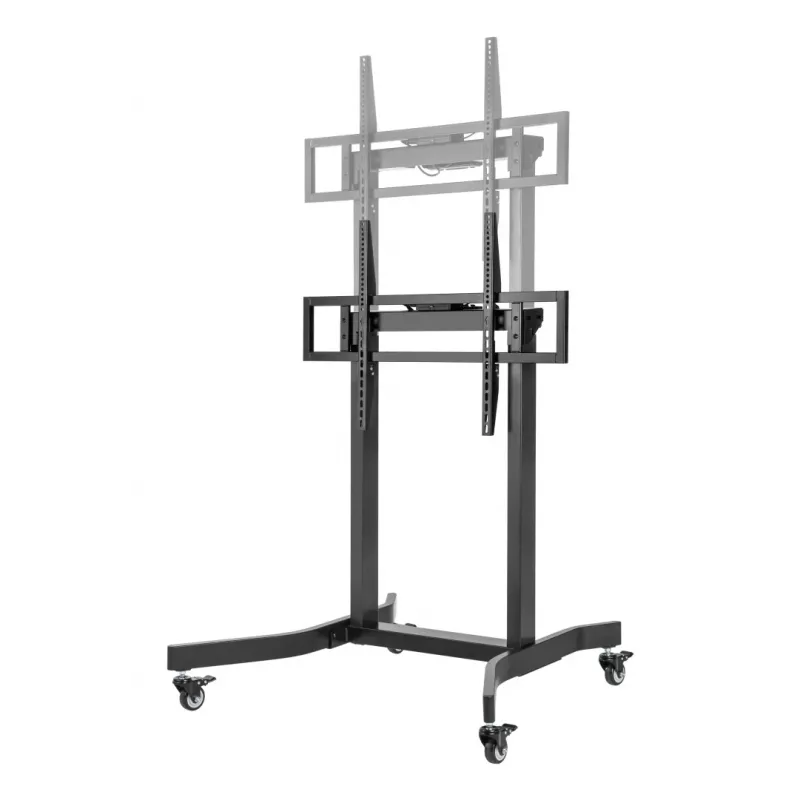 Techly ICA-TR68M elektrinis mobilus TV stovas 55–100 colių (139,7–254 cm) juodas