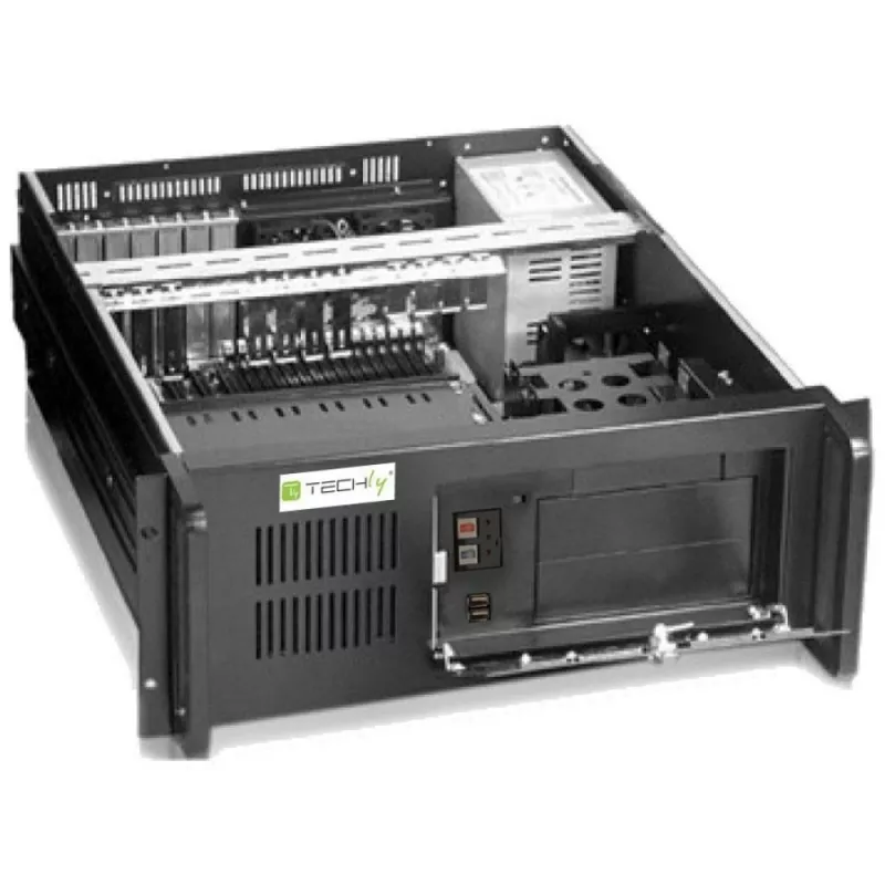 Techly Industrial 4U Rackmount kompiuterio korpusas I-CASE MP-P4HX-BLK2
