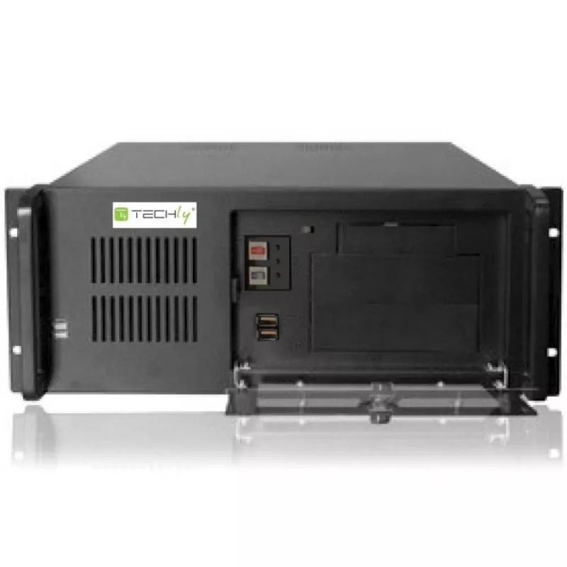 Techly Industrial 4U Rackmount kompiuterio korpusas I-CASE MP-P4HX-BLK2