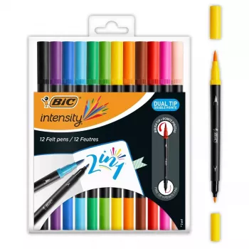 Markeris BIC Intensity Dual Tip 12 vnt.