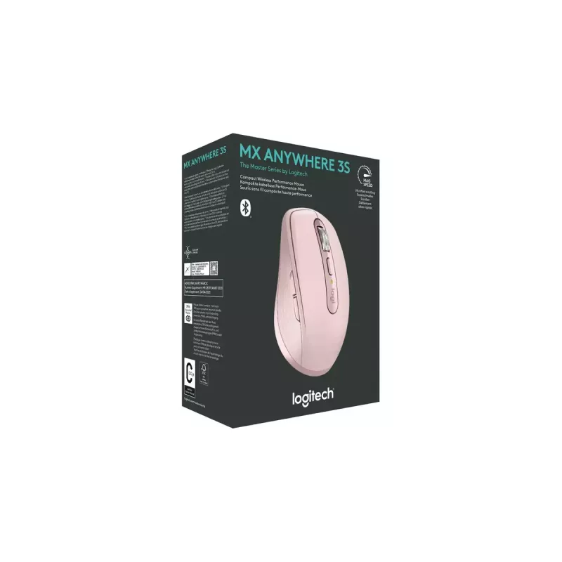 Pelė Logitech MX Anywhere 3S Pink USB optinė