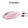 Pelė Logitech MX Anywhere 3S Pink USB optinė