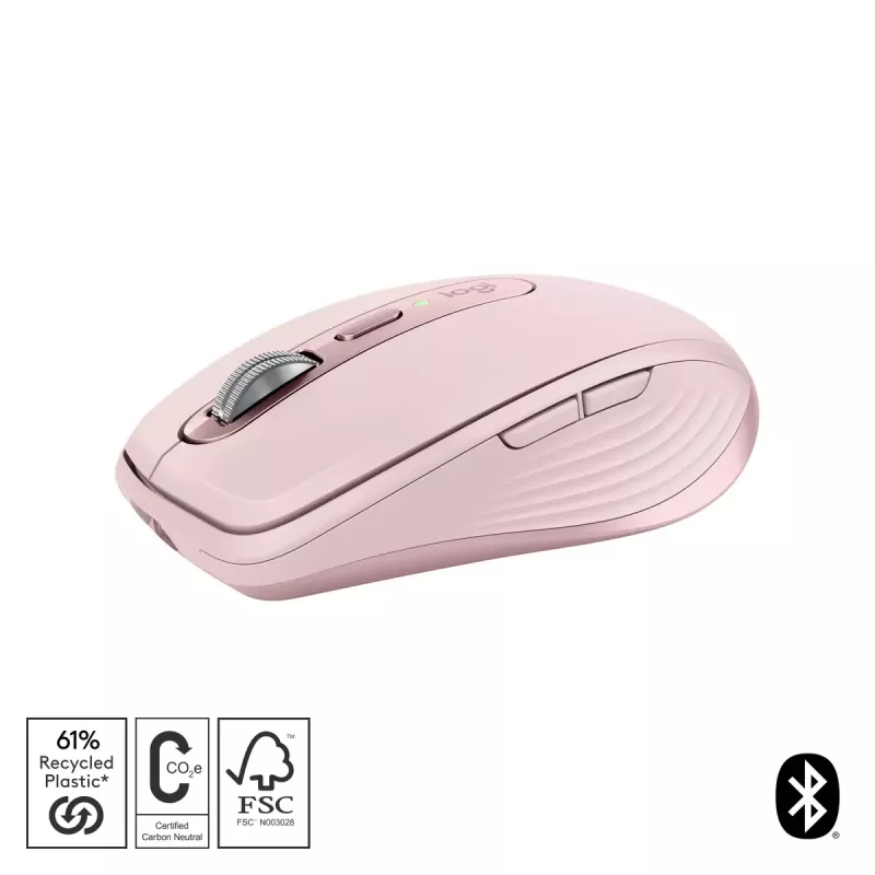 Pelė Logitech MX Anywhere 3S Pink USB optinė