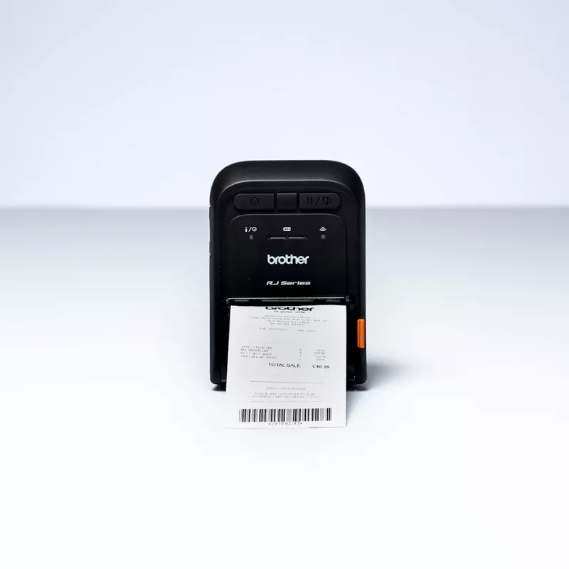 Brother RJ-2035B mobilus kvitų spausdintuvas, 203 x 203 DPI, laidinis ir belaidis, terminis