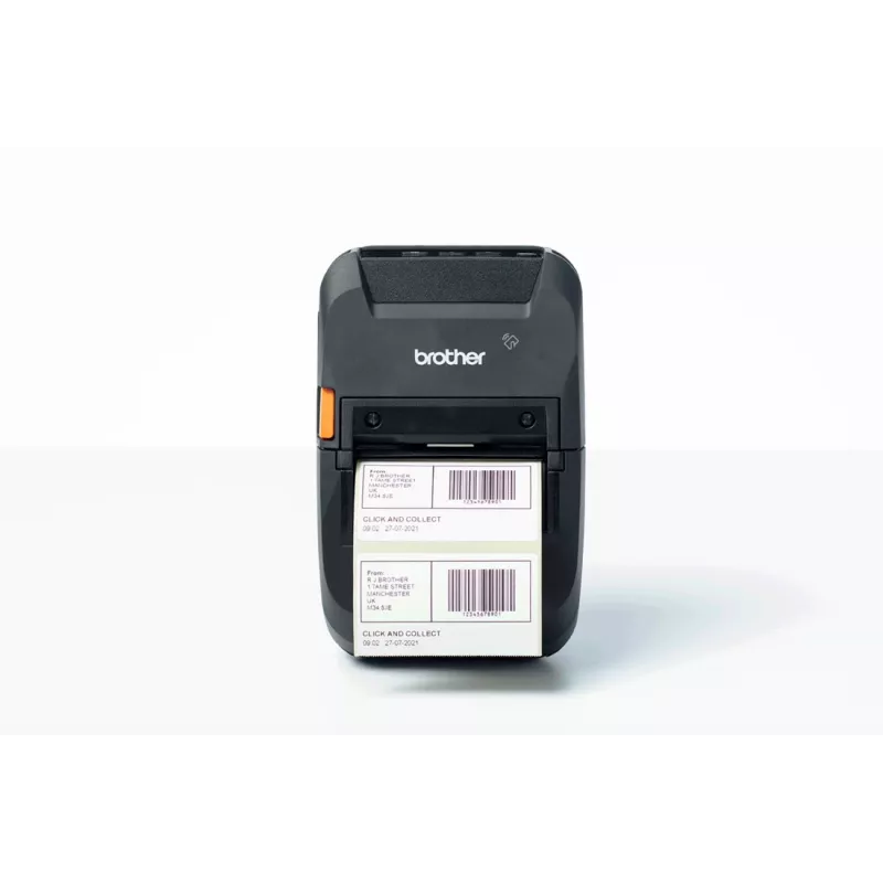 Nešiojamas etikečių spausdintuvas Brother RJ3230BL, terminis, 203x203 DPI, 127 mm/s, belaidis, Wi-Fi, Bluetooth