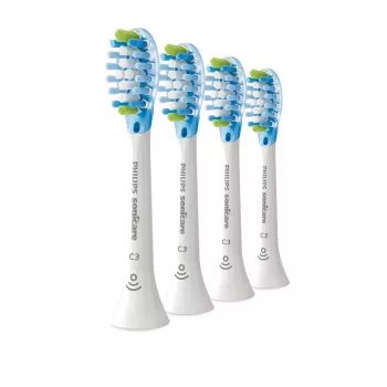 Philips Premium Plaque Defence HX9044/87 4 vnt. šepetėlių galvutės, balta, 3 mėn., vidutinio kietumo, 62 000 judesių per minutę