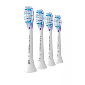 Philips Premium Gum Care HX9054/87 4 vnt dantų šepetėlio antgaliai, balti, minkšti, 62000 judesių per minutę