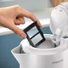 Philips 3000 serijos virdulys, 1,7 l, 2200 W, baltas, plastikas, apsauga nuo perkaitimo, belaidis