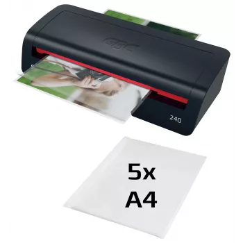 GBC 240 Home Office A4 laminatorius, 24 cm, karštas laminatorius, 2 min, 400 mm/min, 0,5 mm, A4