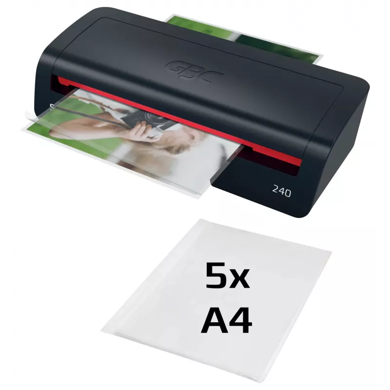 GBC 240 Home Office A4 laminatorius, 24 cm, karštas laminatorius, 2 min, 400 mm/min, 0,5 mm, A4