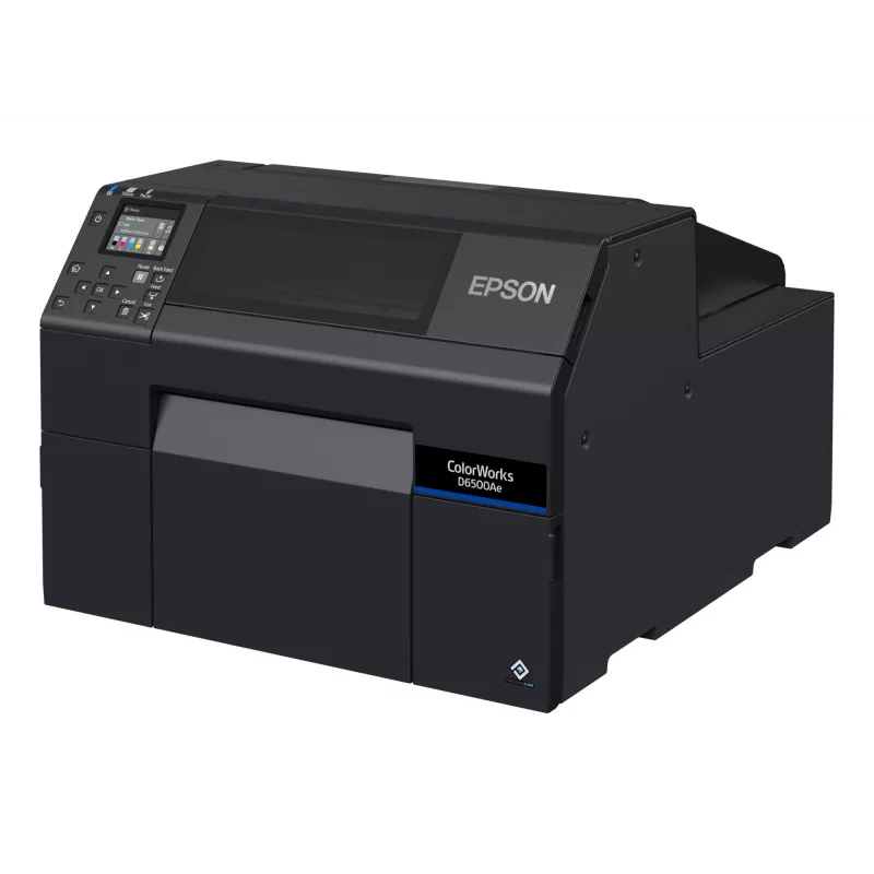 Epson ColorWorks D6500Ae etikečių spausdintuvas terminis perkėlimas Spalvotas 1200 x 1200 DPI 85 mm/s Laidinis Ethernet LAN