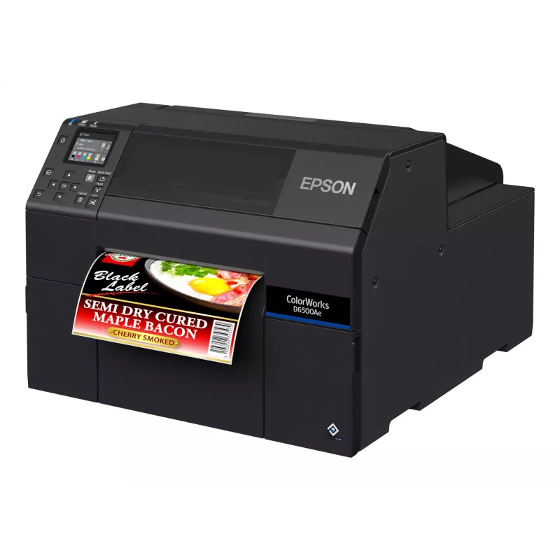 Epson ColorWorks D6500Ae etikečių spausdintuvas terminis perkėlimas Spalvotas 1200 x 1200 DPI 85 mm/s Laidinis Ethernet LAN