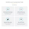 StarTech.com USB-C dokavimo stotelė, dvigubas 4K 60Hz HDMI, suderinama su Macbook Pro (M1/M2/M3/M4) ir Windows, USB-A/USB-C 10Gbps šakotuvas, 100W galios perdavimas, GbE, SD, 22in/56cm kabelis