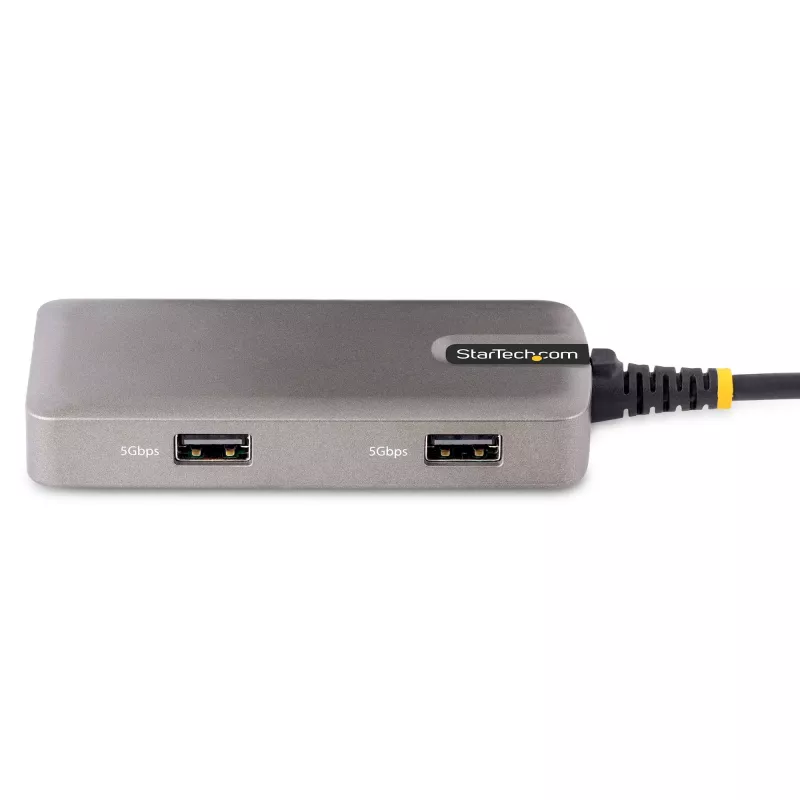 StarTech.com USB-C kelių prievadų adapteris - 4K 60Hz HDMI - HDR - 2 prievadų 5Gbps USB 3.0 centras - 100W Power Delivery perdavimas - GbE - Sertifikuotas Chromebook - Windows/macOS