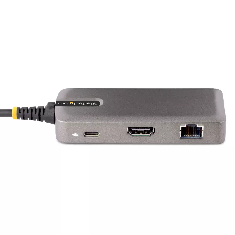 StarTech.com USB-C kelių prievadų adapteris - 4K 60Hz HDMI - HDR - 2 prievadų 5Gbps USB 3.0 centras - 100W Power Delivery perdavimas - GbE - Sertifikuotas Chromebook - Windows/macOS