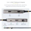 StarTech.com USB-C kelių prievadų adapteris - 4K 60Hz HDMI - HDR - 2 prievadų 5Gbps USB 3.0 centras - 100W Power Delivery perdavimas - GbE - Sertifikuotas Chromebook - Windows/macOS