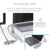 StarTech.com USB-C kelių prievadų adapteris - 4K 60Hz HDMI - HDR - 2 prievadų 5Gbps USB 3.0 centras - 100W Power Delivery perdavimas - GbE - Sertifikuotas Chromebook - Windows/macOS