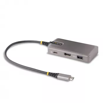 StarTech.com USB-C daugiafunkcis adapteris – 4K 60Hz HDMI su HDR – 3 prievadų USB šakotuvas – 100W Power Delivery perdavimas – sertifikuotas Chromebook