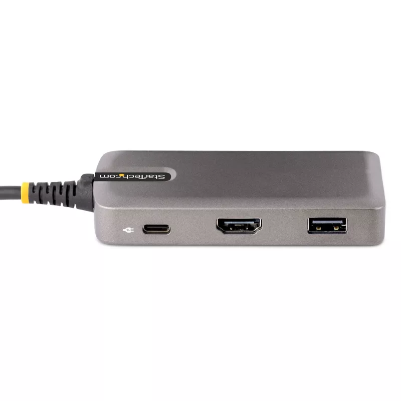StarTech.com USB-C daugiafunkcis adapteris – 4K 60Hz HDMI su HDR – 3 prievadų USB šakotuvas – 100W Power Delivery perdavimas – sertifikuotas Chromebook