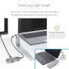 StarTech.com USB-C daugiafunkcis adapteris – 4K 60Hz HDMI su HDR – 3 prievadų USB šakotuvas – 100W Power Delivery perdavimas – sertifikuotas Chromebook