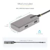 StarTech.com USB-C daugiafunkcis adapteris – 4K 60Hz HDMI su HDR – 3 prievadų USB šakotuvas – 100W Power Delivery perdavimas – sertifikuotas Chromebook