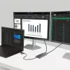 StarTech.com USB-C į Dvigubą HDMI Adapteris - USB-C arba A į 2x HDMI - 4K 60Hz - 100W Maitinimo Tiekimo Perdavimas - 30cm įmontuotas kabelis - USB į HDMI Kelių Monitorių Konverteris Nešiojamam Kompiuteriui - TAA