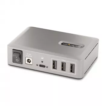 StarTech.com 10 prievadų USB-C šakotuvas - 8x USB-A / 2x USB-C - su maitinimu, 65W maitinimo blokas - USB 3.1 10Gbps - stalinis/nešiojamas USB šakotuvas su USB-IF sertifikuotu 3 pėdų fiksuojamu kabeliu