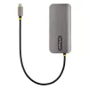StarTech.com USB-C kelių prievadų adapteris 4K 60Hz HDMI vaizdui, 3x USB-A 5Gbps, 100W USB PD perdavimas/GbE/SD/MicroSD, 30 cm kabelis, nešiojama stotelė