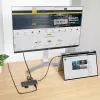 StarTech.com USB-C kelių prievadų adapteris 4K 60Hz HDMI vaizdui, 3x USB-A 5Gbps, 100W USB PD perdavimas/GbE/SD/MicroSD, 30 cm kabelis, nešiojama stotelė