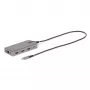 StarTech.com USB-C Triple Monitor Multiport adapteris, dviguba 4K 60Hz + 4K 30Hz HDMI ir DisplayPort, 3 prievadų USB 10Gbps šakotuvas, 100W PD perdavimas, GbE, kelioninis dokas, Windows ir ChromeOS