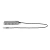 StarTech.com USB-C Triple Monitor Multiport adapteris, dviguba 4K 60Hz + 4K 30Hz HDMI ir DisplayPort, 3 prievadų USB 10Gbps šakotuvas, 100W PD perdavimas, GbE, kelioninis dokas, Windows ir ChromeOS