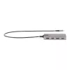 StarTech.com USB-C Triple Monitor Multiport adapteris, dviguba 4K 60Hz + 4K 30Hz HDMI ir DisplayPort, 3 prievadų USB 10Gbps šakotuvas, 100W PD perdavimas, GbE, kelioninis dokas, Windows ir ChromeOS