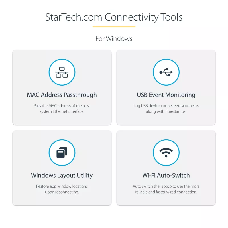 StarTech.com USB-C Triple Monitor Multiport adapteris, dviguba 4K 60Hz + 4K 30Hz HDMI ir DisplayPort, 3 prievadų USB 10Gbps šakotuvas, 100W PD perdavimas, GbE, kelioninis dokas, Windows ir ChromeOS