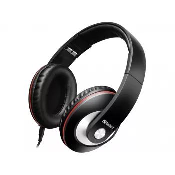 Sandberg Play'n Go Headset Black, laidinės ausinės, skambučiams/muzikai, 20–20000 Hz, 430 g