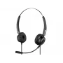 Sandberg USB Office Headset Pro Stereo laidinės ausinės biurui, 20-20000 Hz, 115 g, juodos