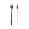 Sandberg MiniJack Chat Headset, laidinis, skambučiams/muzikai, 20–20000 Hz, 180 g, ausinės, juodos