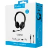 Sandberg MiniJack Chat Headset, laidinis, skambučiams/muzikai, 20–20000 Hz, 180 g, ausinės, juodos