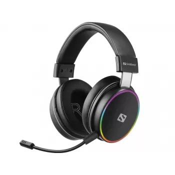 Sandberg HeroBlaster Wireless Headset, belaidžiai ir laidiniai, 20–20000 Hz, žaidimams, 300 g, juoda