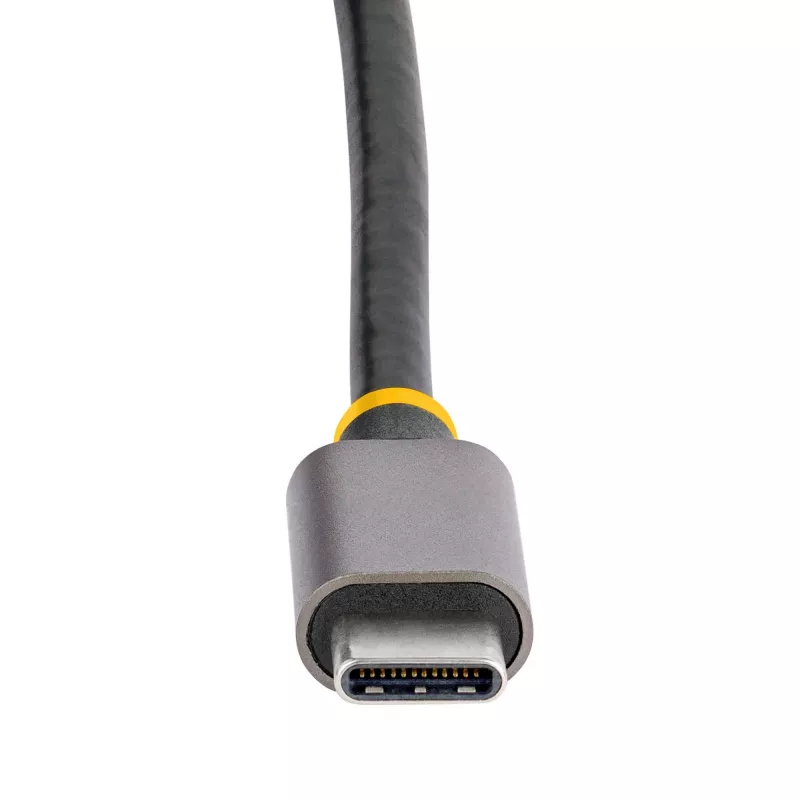 StarTech.com USB-C kelių prievadų adapteris, 4K 60Hz HDMI vaizdas, 3 prievadų 5Gbps USB šakotuvas, 100W Power Delivery perdavimas, GbE, 30 cm laidas, mini kelioninis dokas, nešiojamojo kompiuterio dokavimo stotelė