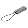 StarTech.com USB-C kelių prievadų adapteris, 4K 60Hz HDMI vaizdas, 3 prievadų 5Gbps USB šakotuvas, 100W Power Delivery perdavimas, GbE, 30 cm laidas, mini kelioninis dokas, nešiojamojo kompiuterio dokavimo stotelė