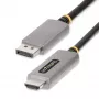 StarTech.com 6ft (2m) DisplayPort į HDMI adapterio laidas, 8K 60Hz, 4K 144Hz, HDR10, DP 1.4 į HDMI 2.1 aktyvus vaizdo keitiklis, DisplayPort staliniam kompiuteriui prie HDMI monitoriaus, M/M